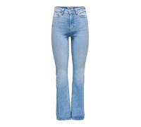 ONLY Onlwauw HW Flared DNM Tai312 Noos, Mix Blu Chiaro, (S) W x 32L