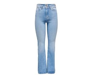ONLY Onlwauw HW Flared DNM Tai312 Noos, Mix Blu Chiaro, (S) W x 32L
