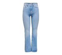 ONLY Onlwauw HW Flared DNM Tai312 Noos, Mix Blu Chiaro, (S) W x 32L Donna