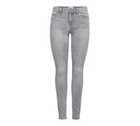 ONLY ONLWAUW Life Mid SK BB BJ694 Noos Jeans, Denim Grigio Medio, L Donna