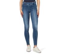 ONLY Onlwauw Mid SK Zip Cut DNM Jeans, Media Blu Denim, (XL) W x 30L Donna