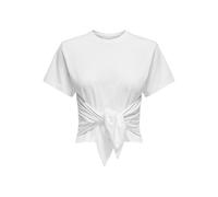 ONLY Top Onlwill Life S/S Tie Jrs Bianco M
