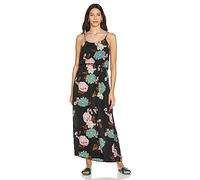 Only Onlwinner SL MaxiDress Noos Wvn Vestito, Nero (Black/Field of Flower), 36 Donna
