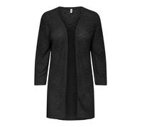 ONLY Onlwisty 7/8 SL Open Cardigan Knt, Nero, XS Donna