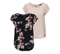 Only Only Damen Onlvic S/S Solid T-Shirt Donna (Pacco da 2)