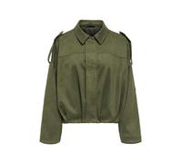 ONLY ONLY Giacca bomber in Pelle scamosciata sintetica verde