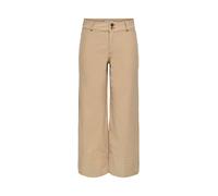 ONLY ONLY Pantaloni chino a vita alta e taglio corto Naturale