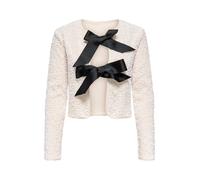 ONLY ONLY Sequin Bow Long Sleeve Reversible Top Grigio