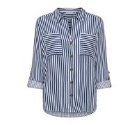 Only Camicia da donna ONLYasmin L/S Wvn Noos marino/bianco XS