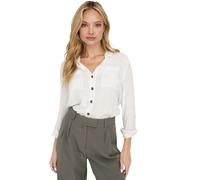 Only Onlyasmin Shirt L/S Wvn Noos T, Bianco, L Donna