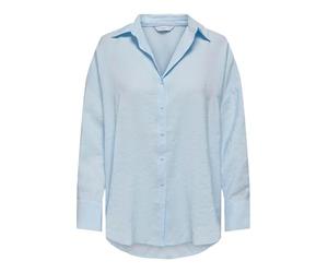 ONLY Onlzazima L/S Loose Shirt Wvn, Blu Chambray., S