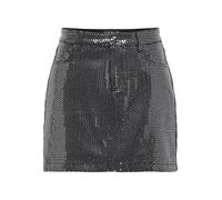 ONLY Onlzera MW Sequin Short Skirt Xt Pnt Gonna, Nero/Dettaglio: con sequenze Scure, M Donna