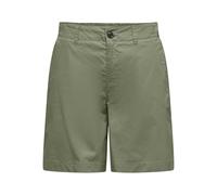 ONLY Onlzora MW Bermuda Shorts Pnt, Verde Olio, M Donna