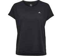 ONLY Onpaubree SS Loose TR Tee Curvy-Opus Camicia Sportiva, Nero (Black Black), 44-46 Donna
