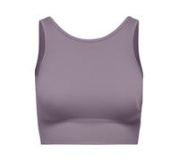 ONLY Onpjaia Life Un SL Seam Short Top Noos, Gray Ridge, Medium/Large