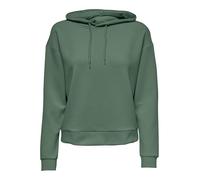 ONLY Onplounge Life Hood LS Swt Noos, Verde Duck, L Donna