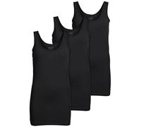 ONLY Pacco da 3 Top da Donna Canotte Basic in Bianco, Nero, Grigio, Blu, Crema Maglietta da Donna Lunga Magliette estive Top 15201465