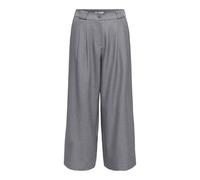 ONLY Pant CC TLR Onllinda Life HW Culotte-Pantaloni da Donna, Melange Grigio Medio, 48