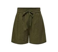 ONLY Pantaloncini da Donna con Elastico in Vita e Cintura Stringata