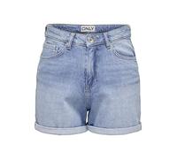 ONLY Onljosephine Stretch Shorts DNM Azg Noos Pantaloncini di Jeans, Mix Blu Chiaro, XS Donna