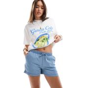 ONLY Onlpema Lyocell Life DNM Shorts Box Pantaloncini, Blu (Medium Blue Denim), L Donna