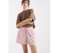 Only Striped Shorts Onlloris-Pantaloncini a Righe Wvn, Bustina Lilla, L Donna