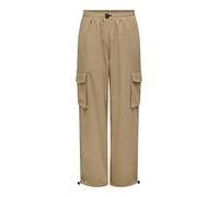 Only Pantaloni Cargo Onlcashi Wvn Noos, incenso, L / 32L Donna