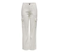 ONLY Pantaloni cargo 'ONLMalfy' nero / bianco Donna ONLY 34x32