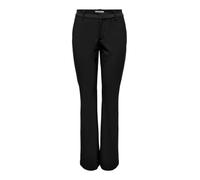 ONLY Onltravel MW Flared Pant TLR Noos Pantaloni, Nero, 38W x 32L Donna