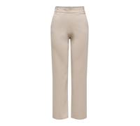 ONLY ONLPOPTRASH Life MW - Pantaloni da Donna Relaxed Fit - Nero Beige XS S M L XL, Pure Cashmere., (XL) W x 34L