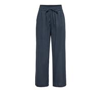 ONLY Onltizana Cotton Loose Pants Wvn Noos Basic Pantaloni con Elastico in Vita e Tasche Laterali, Ombre Blu, M