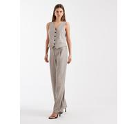 ONLY - Pantaloni sartoriali ampi beige in coordinato-Neutro XL L34