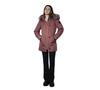 ONLY Parka lungo da donna, Marrone rosa, XS