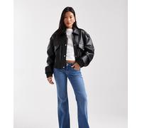 ONLY Petite - Lola - Jeans a zampa a vita molto bassa azzurri-Blu 38