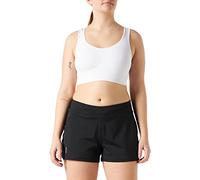 ONLY PLAY Donna Leggings Corti Capri Fitness Elasticizzati Pantaloncini Doppio Strato ONPPERFORM., Colore:Nero-2, Taglia:L