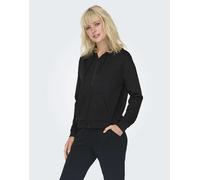 Only Play - Felpa con cappuccio nera-Nero S
