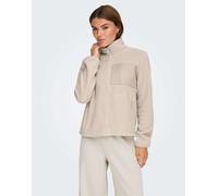 Only Play - Giacca in pile color pietra pomice-Multicolore L