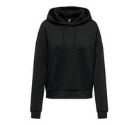 ONLY Onplounge LS Hood Sweat - Noos Felpa con Cappuccio, Nero, S Donna