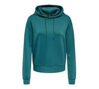 Felpa con cappuccio, Lounge Blu M Tinta unita