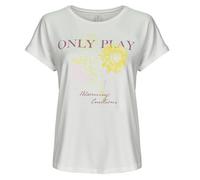 Only Play T-shirt ONPAUB-BLUR ON SS BAT LOOSE in Bianco EU L