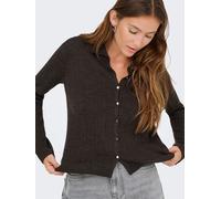 Only Polo in maglia Onlthea Chocolate Torte da Donna M Marrone