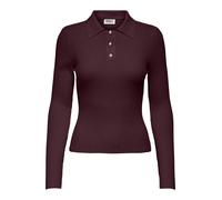 Only Polo Onlelisa a manica lunga Winetasting da Donna S Bordeaux