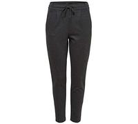 ONLY Poptrash Trousers, Pantaloni Donna, Dark Grey Melange, XS / 30L