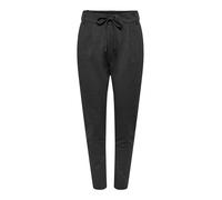 ONLY Poptrash Trousers, Pantaloni Donna, Dark Grey Melange, XS / 32L