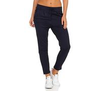 ONLY Pantaloni con pieghe 'Poptrash' blu scuro, Taglia 42