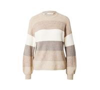 ONLY Pullover 'Atia' beige scuro / beige sfumato / talpa / bianco Donna ONLY L