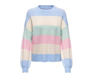 ONLY Pullover 'Atia' crema / blu fumo / verde pastello / rosa chiaro Donna ONLY M