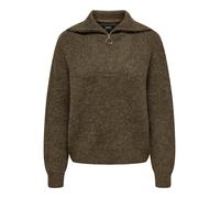 ONLY Pullover 'Baker' terra d'ombra Donna ONLY S terra d'ombra