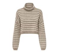 Only Pullover collo alto Onltalio Brown/Weathered Teak da Donna L Marrone