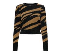 ONLY Pullover 'Ella' caramello / nero Donna ONLY XXL caramello / nero